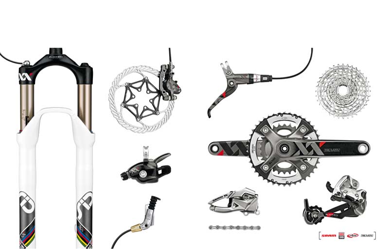sram mountain bike components