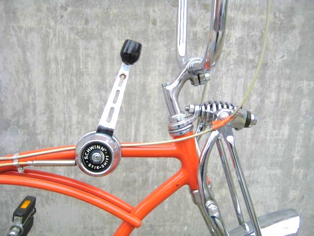 orange schwinn bike