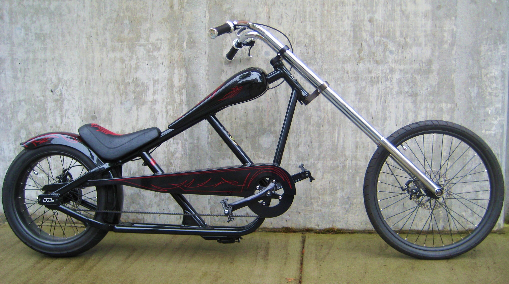 classic chopper bike