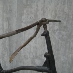 This brake lever would push a spoon down on top of the front tire
